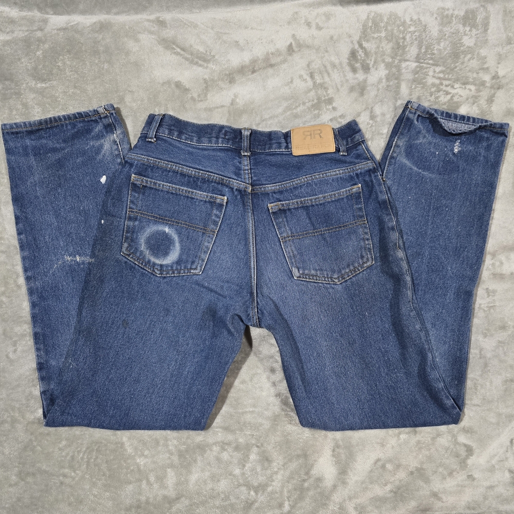Real Ranch Premium Distressed Men's Workwear Jeans 31x34